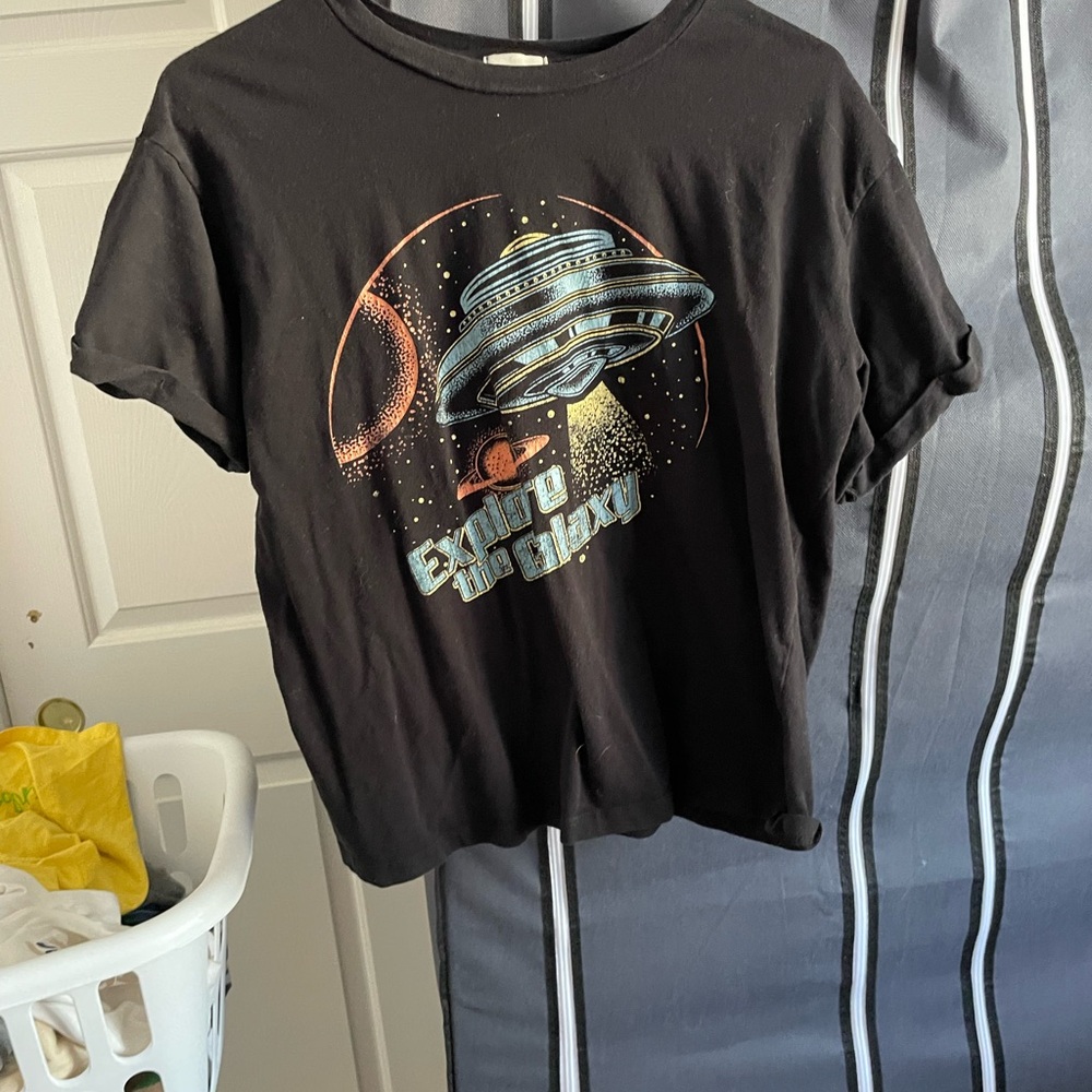 Black Explore the Galaxy Kids T-Shirt